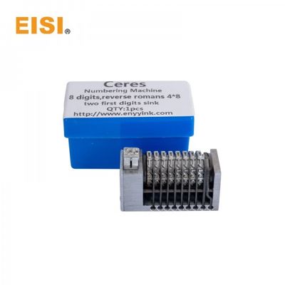 دستگاه شماره گذاری ضد زنگ لیبینگر هشت رقم 1PCS / جعبه پلاستیکی